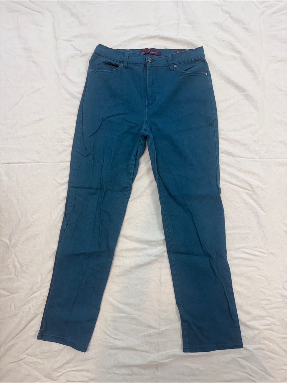 Gloria Vanderbilt Skinny Jeans Teal Blue